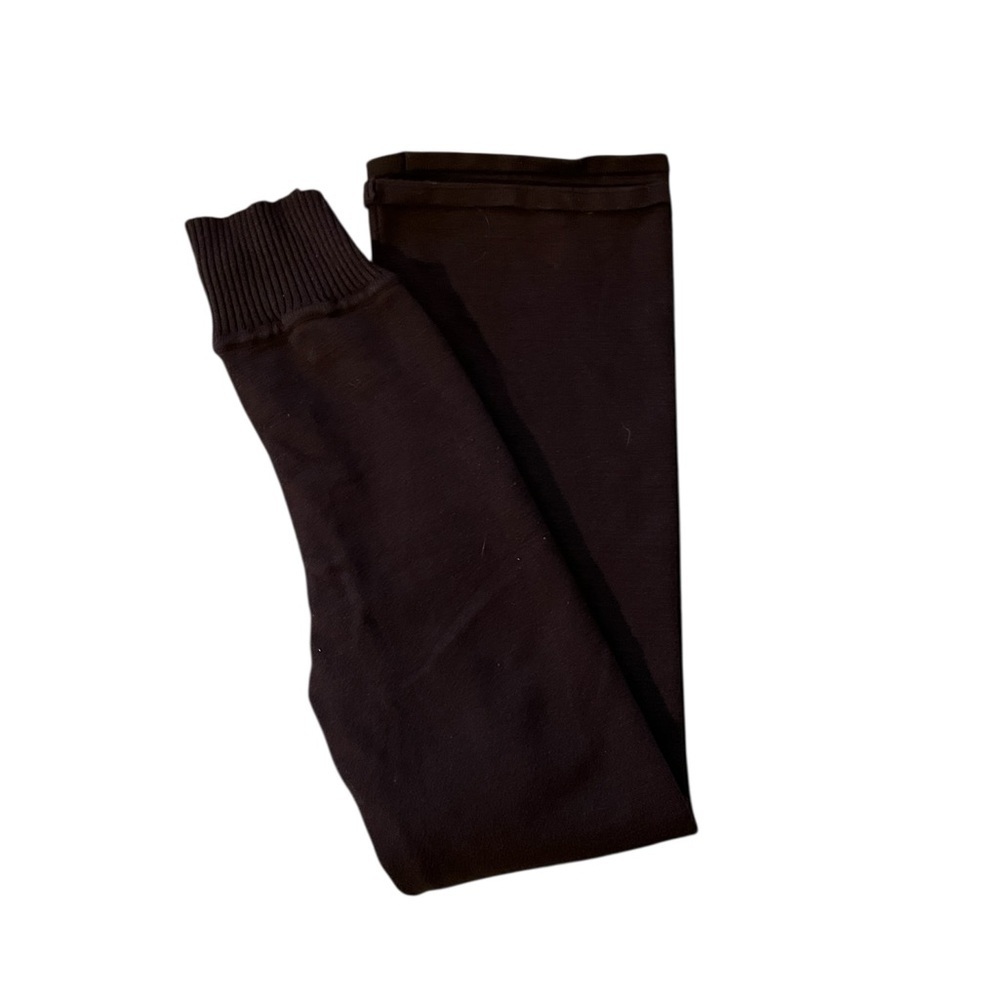 Harper & Ivy Chocolate Brown Flare Sweater Pants Size Medium - Picture 4 of 5